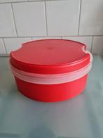Tupperware koektrommel rood, Huis en Inrichting, Keuken | Tupperware, Ophalen, Zo goed als nieuw, Rood