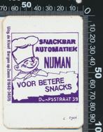 Sticker: Snackbar Automatiek Nijman (3), Verzamelen, Ophalen of Verzenden, Zo goed als nieuw, Bedrijf of Vereniging