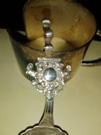 Een Hollandse zilveren roomlepel, Antiek en Kunst, Antiek | Goud en Zilver, Ophalen of Verzenden, Zilver