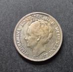 1 gulden Wilhelmina 1931 zilver, 1 gulden, Zilver, Ophalen of Verzenden, Koningin Wilhelmina