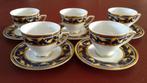 Heinrich Winterling - 5 kop en schotels (goud donkerblauw), Huis en Inrichting, Keuken | Servies, Ophalen of Verzenden, Zo goed als nieuw