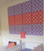 Wandpanelen - paars & roze, Ophalen of Verzenden, Zo goed als nieuw