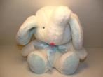TIAMO OLIFANT VINTAGE PLUCHE WIT MET PLUCHE BLAUWE, Ophalen of Verzenden, Nieuw, Olifant