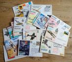38 x Eerstedagenvelop: Vliegen + luchtmacht. Eng. 1960-80, Postzegels en Munten, Ophalen of Verzenden, Beschreven, Europa