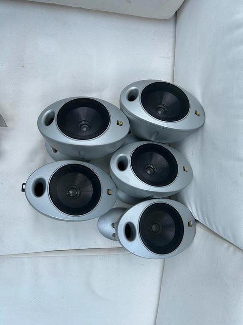 5x KEF HTS2001 - 5.0 Surround Speakerset, Audio, Tv en Foto, Stereo-sets, Zo goed als nieuw, Speakers, Overige merken, Ophalen of Verzenden