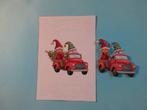 9 Set kerst borduren met 3d plaatje, Verzenden, Nieuw, Kerst