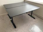 Bekant bureau 160x80 Zwart, Huis en Inrichting, Ophalen, In hoogte verstelbaar, Zo goed als nieuw, Bureau