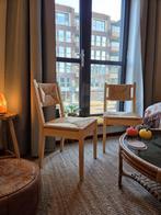 2 vintage houten IKEA stoelen met rieten zitting, Huis en Inrichting, Stoelen, Ophalen, Riet of Rotan, Boho, Japandi, Scandinavisch, Vintage