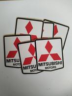 Zes stickers.   MITSUBISHI MOTORS., Verzamelen, Stickers, Overige typen, Ophalen of Verzenden, Zo goed als nieuw