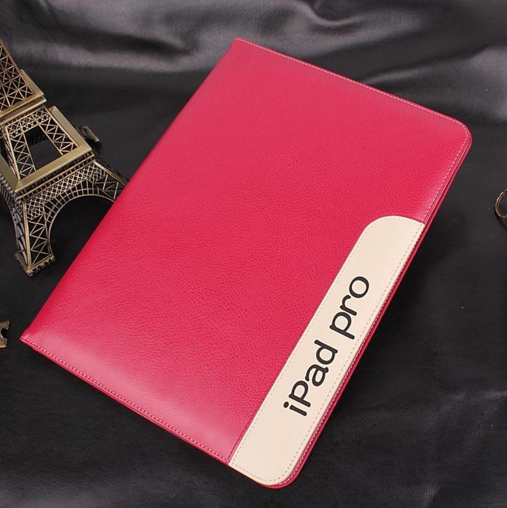 Smart Hoes voor iPad Pro 9.7 / iPad 2017/2018 9.7 Donkerroze, Computers en Software, Tablet-hoezen, Nieuw, Bescherming voor- en achterkant