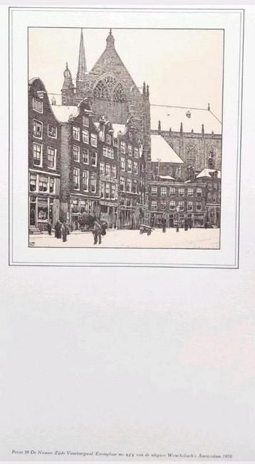 Amsterdamse Prent - Nieuwe Zijds Voorburgwal 1970 beschikbaar voor biedingen