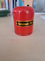 Spaarpot vintage Rabobank rood, Ophalen of Verzenden, Gebruikt, Metaal of Blik, Overige thema's