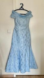 Feestjurk / bruidsmeisje jurk m.38-40, Blauw, Ophalen of Verzenden, Zo goed als nieuw, Trouwjurk