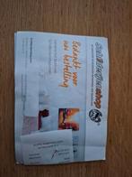 Tegoedbon, Minder dan 50 cm, Nieuw, Ophalen of Verzenden, Schilderij