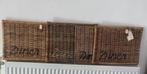 4 Riviera Maison rattan placemats, Ophalen, Zo goed als nieuw, Bord