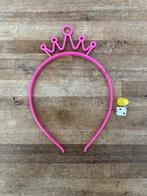 Diadeem met kroontje, Ophalen of Verzenden, Zo goed als nieuw, Roze, Overige typen