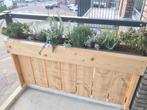 Steigerhouten plantenbak - ophalen vanaf begin augustus, Ophalen, Balkon, Zo goed als nieuw, Rechthoekig