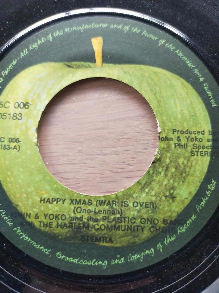 John Lennon , happy Xmas, Cd's en Dvd's, Vinyl Singles, Zo goed als nieuw, Pop, Ophalen of Verzenden