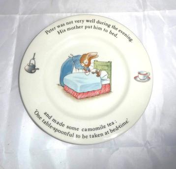 Wedgwood Beatrix Potter Bordje Peter Rabbit beschikbaar voor biedingen