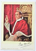 KAART/PRENT MET VREDESWENS 1945 van PAUS PIUS XII, Zo goed als nieuw, 1940 tot 1960, Prent, Buitenland
