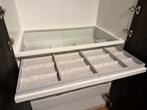 IKEA Pax glazen plank en lade - zo goed als nieuw, Huis en Inrichting, Kasten | Kledingkasten, Minder dan 100 cm, Met lade(s)