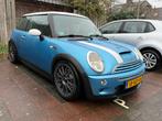 Mini 1.6 16V Cooper S 2003 Blauw, Zwart, 4 cilinders, Leder en Stof, Origineel Nederlands