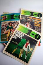 1-0 - Oude (jaren '70) voetbaltijdschriften - 16 stuks, Ophalen of Verzenden, Gebruikt, Overige binnenlandse clubs, Boek of Tijdschrift