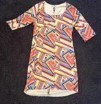 Suedine Jurkje Multi-Color Print - Carnaval!, Kleding | Dames, Jurken, Maat 38/40 (M), Overige kleuren, Ophalen of Verzenden, Zo goed als nieuw