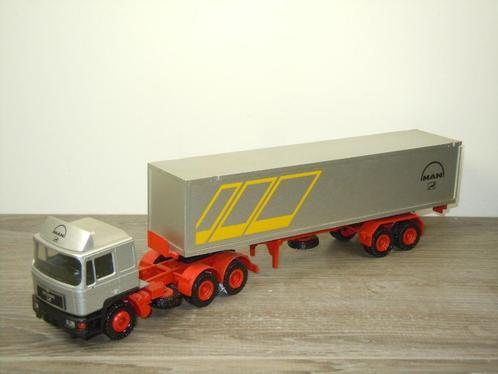 MAN Truck & Trailer - Conrad 1:50, Hobby en Vrije tijd, Modelauto's | 1:50, Zo goed als nieuw, Bus of Vrachtwagen, Conrad, Verzenden