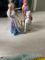 Barbie paarden set, Kinderen en Baby's, Speelgoed | Poppen, Ophalen of Verzenden, Zo goed als nieuw, Barbie