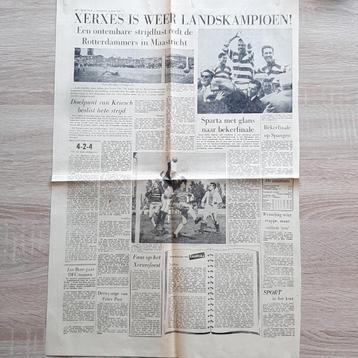 XERXES is weer Landskampioen 18 juni 1962 beschikbaar voor biedingen