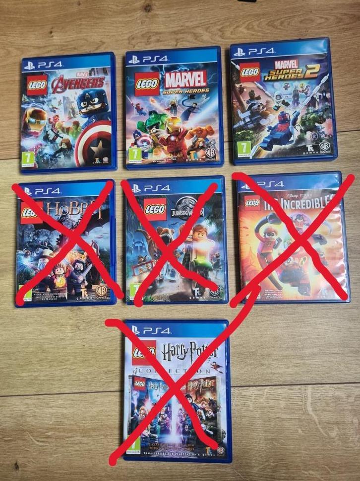Lego games PS4, Spelcomputers en Games, Games | Sony PlayStation 4, Zo goed als nieuw, Avontuur en Actie, 2 spelers, Vanaf 7 jaar