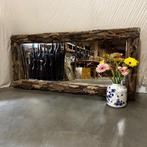 Spiegel – driftwood- drijfhout - 180 x 80 cm - Bij TTM Wonen, Huis en Inrichting, Woonaccessoires | Spiegels, Www.ttmwonen.nl