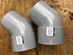 2x Martens PVC Manchet Bocht 45 - 10/9,5 mm - Nieuw, Bochten, Pvc, Minder dan 20 mm, Nieuw