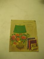 Verjaardagskaart USA 1953/1959 Hallo father Happy birthday g, Ophalen of Verzenden, 1940 tot 1960, Gelopen, Feest(dag)