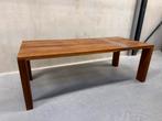 Bert Plantagie Sunn Eettafel massief Noten hout 220x100, Huis en Inrichting, Tafels | Eettafels, Zo goed als nieuw, Bert Plantagie