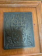 5 Mei 1945 Plaque - Herdenking Nederland, Ophalen of Verzenden