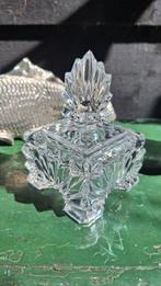 Kristallen Bonbonnière met Deksel, vintage persglas, Ophalen of Verzenden