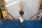 vintage wand schemerlamp, Ophalen of Verzenden, Gebruikt, Glas