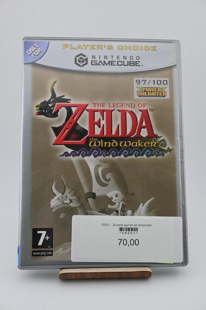 Nintendo Gamecube the zelda Windwaker, Spelcomputers en Games, Games | Nintendo GameCube, Gebruikt, Avontuur en Actie, 1 speler