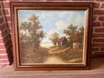 Olieverfschilderij landschap, Ophalen of Verzenden