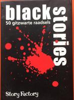 BLACK STORIES - 50 gitzwarte raadsels - z.g.a.n., Ophalen of Verzenden, Een of twee spelers, Zo goed als nieuw, Story Factory