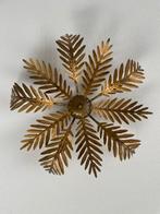 QAZQA Botanica Plafonnière - 5 licht - Ø 70cm - Goud/messing, Huis en Inrichting, Lampen | Plafondlampen, Ophalen of Verzenden