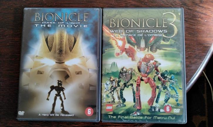 Bionicle 2 dvds, origineel, Cd's en Dvd's, Dvd's | Kinderen en Jeugd, Zo goed als nieuw, Film, Avontuur, Vanaf 6 jaar, Ophalen of Verzenden