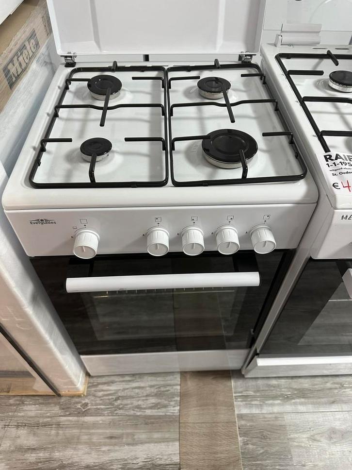 -everglades  Fornuis 50 cm nieuwe, Witgoed en Apparatuur, Fornuizen, Nieuw, Vrijstaand, Gas, 4 kookzones, Minder dan 85 cm, 45 tot 60 cm