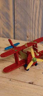 Rood vliegtuigje kerst hanger glitter Kurt Adler 14 cm 5,5", Ophalen of Verzenden, Zo goed als nieuw
