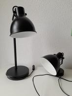 Tafellamp en wandlamp zwart Karwei, Huis en Inrichting, Lampen | Tafellampen, Ophalen of Verzenden, Zo goed als nieuw, Metaal