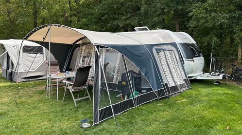 Unico Milaan met luifel carbon Blue maat 10.1 en Torino 10.0, Caravans en Kamperen, Voortenten en Luifels, Zo goed als nieuw, Ophalen