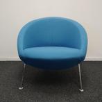 Artifort Hanna Design Fauteuil | Blauwe stof | Design Stoel, Huis en Inrichting, Metaal, Gebruikt, -, Minder dan 75 cm