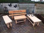 DOUGLAS TUINMEUBELS ZITBANK ,TUINTAFEL SALONTAFEL BANKJE, Tuin en Terras, Tuinsets en Loungesets, Ophalen, Nieuw, Hout, Bank
